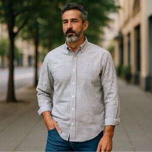 Ralph Lauren Black Label Men’s Shirt Plaid Size 18 36/37 Tall Fit